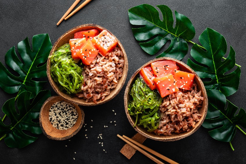 What is the Crunchy Stuff in a Poke Bowl?