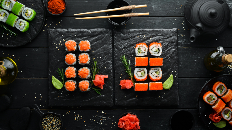 What are the Orange Balls in Sushi?