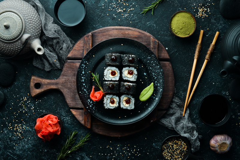 What are the Black Balls on Sushi?