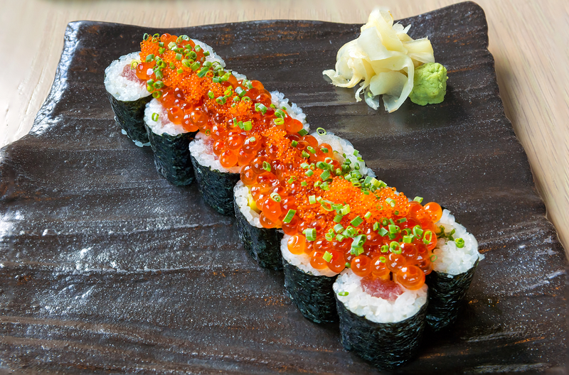 What are the Red Balls on Sushi?