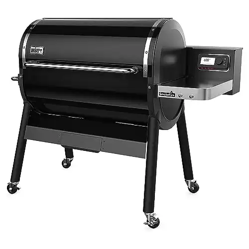 Weber SmokeFire EX6 (2nd Gen) Wood Fired Pellet Grill, Black